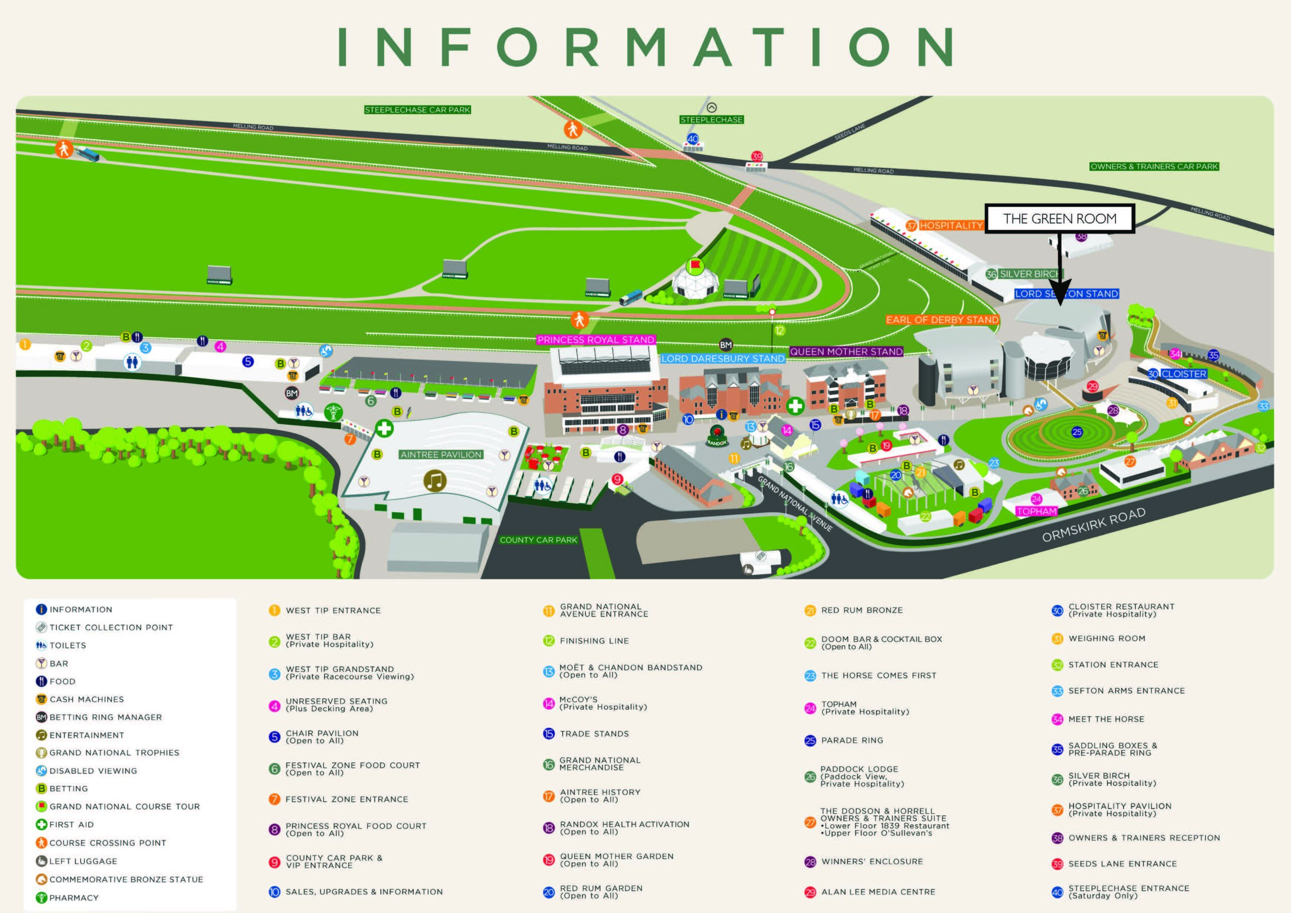 grand national green room map
